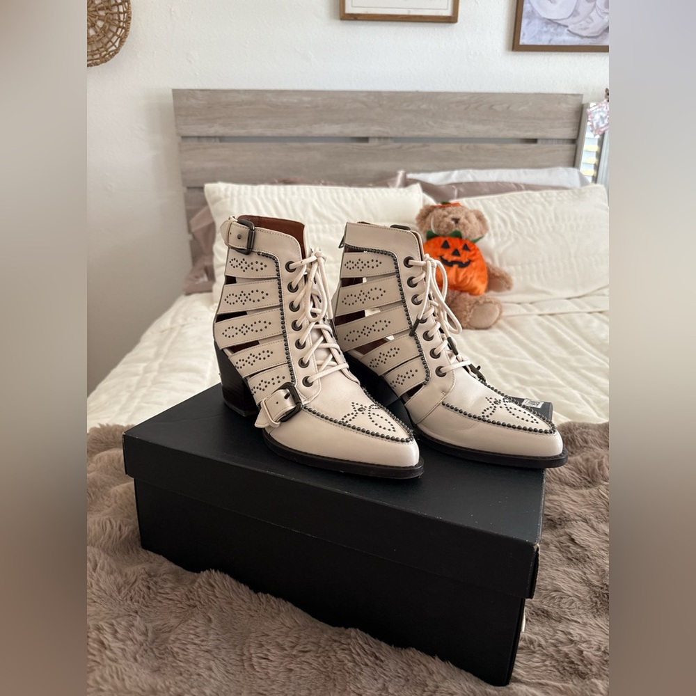 Coach studded booties